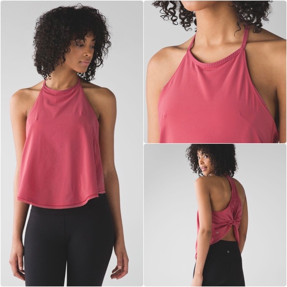 lululemon athletica Tops - •LULULEMON• Free Spirit Tank Fireside Red *RARE*
